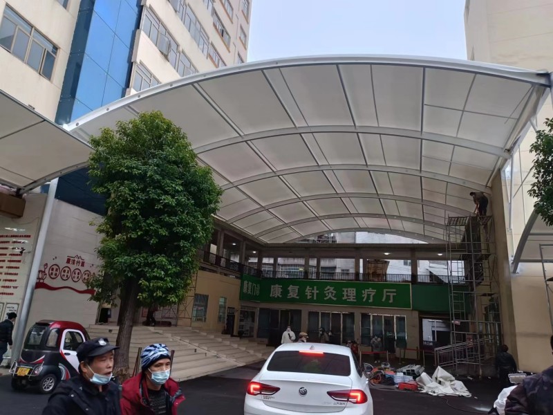 2026云龙区膜结构车棚选哪家？源头厂家定制汽车充电桩停车棚-2